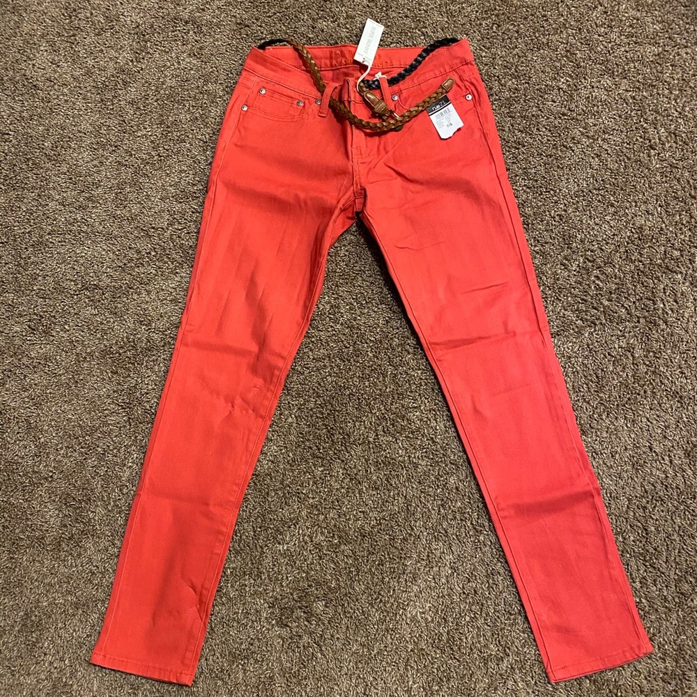 Rue 21 coral skinny pants